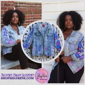 Colorblock BREATHE FASHION jean jacket